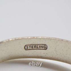Zuni Fred Harvey Era Sterling Silver Turquoise needle point Cuff Bracelet