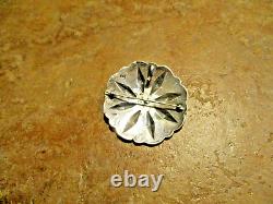 2 VIEUX PLENTY Fred Harvey Era Navajo Argent Sterling CONCHO Broche & Pendentif