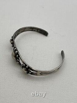 Amérindienne Sterling Bracelet En Argent Fred Arvey