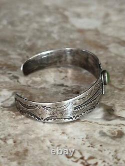 Bracelet en argent sterling turquoise Thunderbird FRED HARVEY amérindien