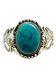 Early Bell Sud-ouest Fred Harvey Era Sterling Argent Turquoise Cuff Bracelet