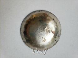 Native American Old Silver Miniature Salt Bowl Fred Harvey Ère Ca 1910