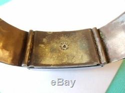 Rare Fred Harvey Era Sterling Silver Turquoise Navajo Knifewing Montre Manchette