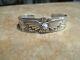 Real Old 1940 Fred Harvey Era Navajo Sterling Silver Thunderbird Bracelet