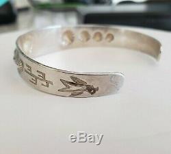 Sterling Silver Fred Harvey Dainty Bracelet