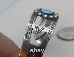 VTG SW N A FRED HARVEY BAND Avec TURQUOISE, FLÈCHES, & TBIRD STERLING
