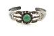 Vintage Fred Harvey Era Navajo Sterling Silver Turquoise Cuff Bracelet 6,25
